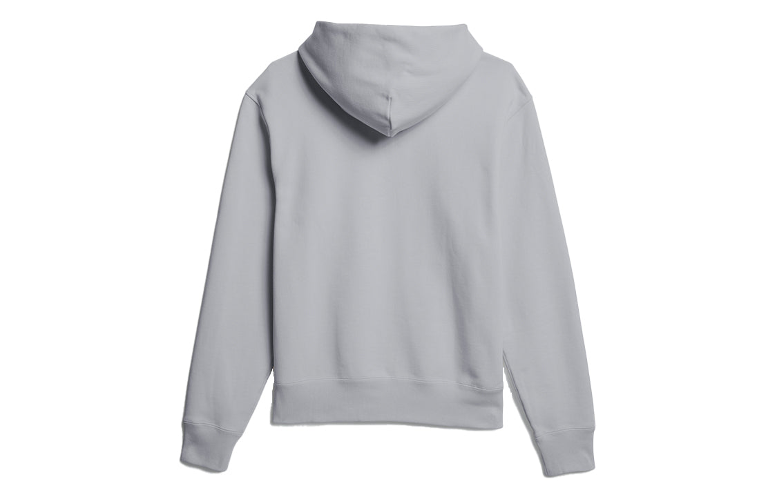 adidas originals x Pw Basics Hood Embroidered Monogrammed Hooded Sweater Unisex Grey GM1947