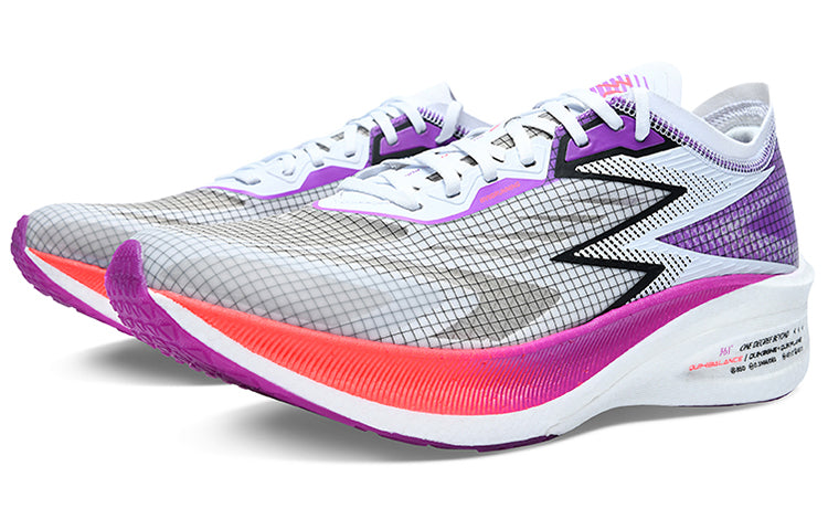 361 Degrees x Qu!k Foam Flying Flame PB Running Shoes 'White Purple' 572122229-1