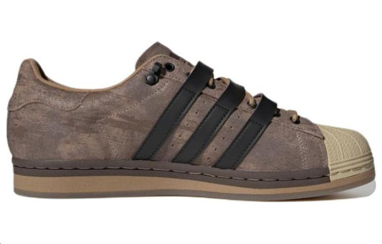 Melting Sadness x adidas originals Superstar Karoro Hole 'Brown Black Creamyellow' H06344