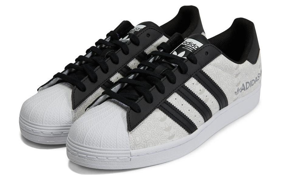 adidas Superstar 'Reflective Allover Logo - White Black' GW7254