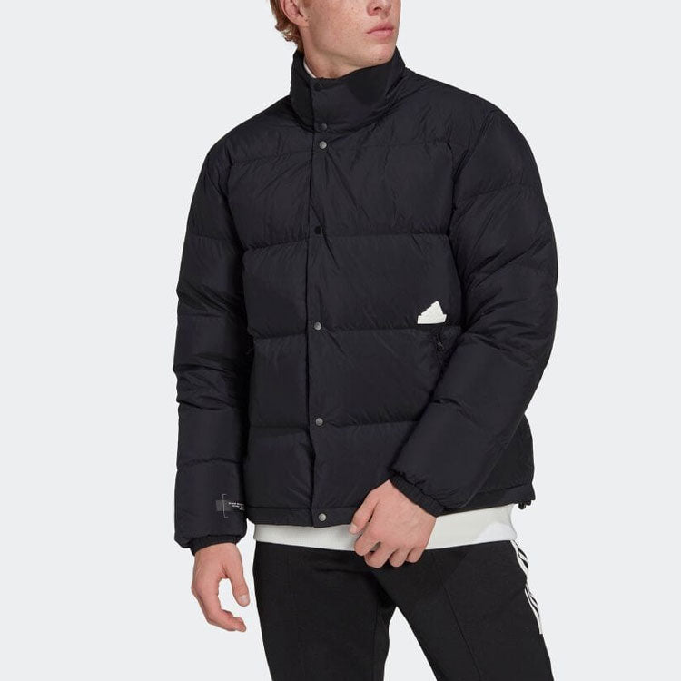 adidas Sportswear Padded Down Puffer Jacket 'Black' HG2065