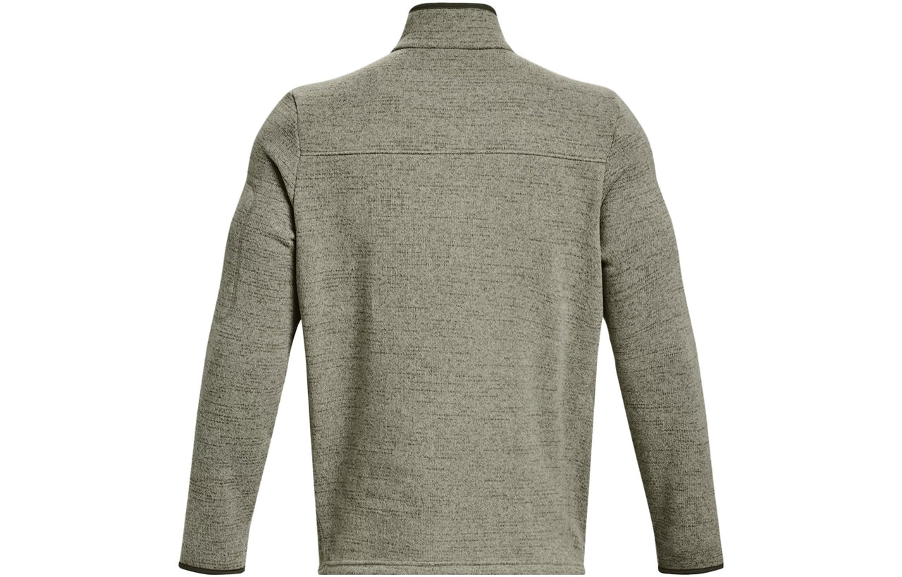 Under Armour Specialist 1/4 Zip Fleece Pullover 'Beige Green' 1380271-504