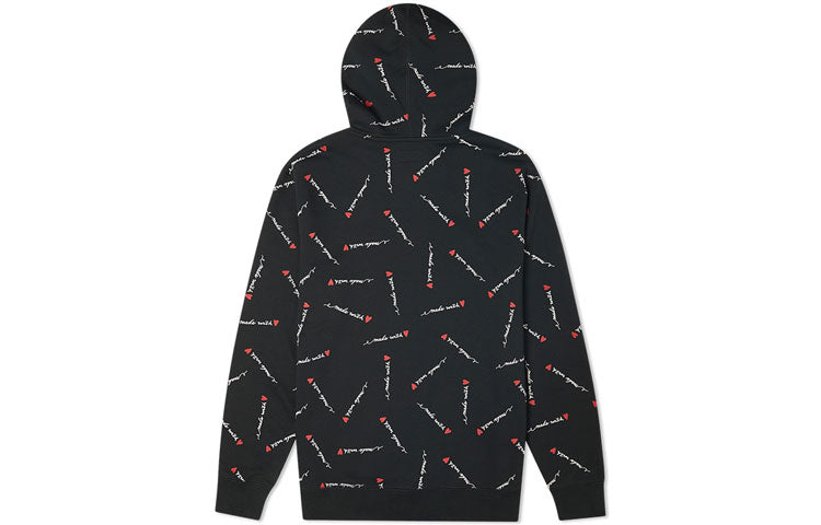 Converse Love Pattern Full Print Sports Couple Style Black 10022411-A01