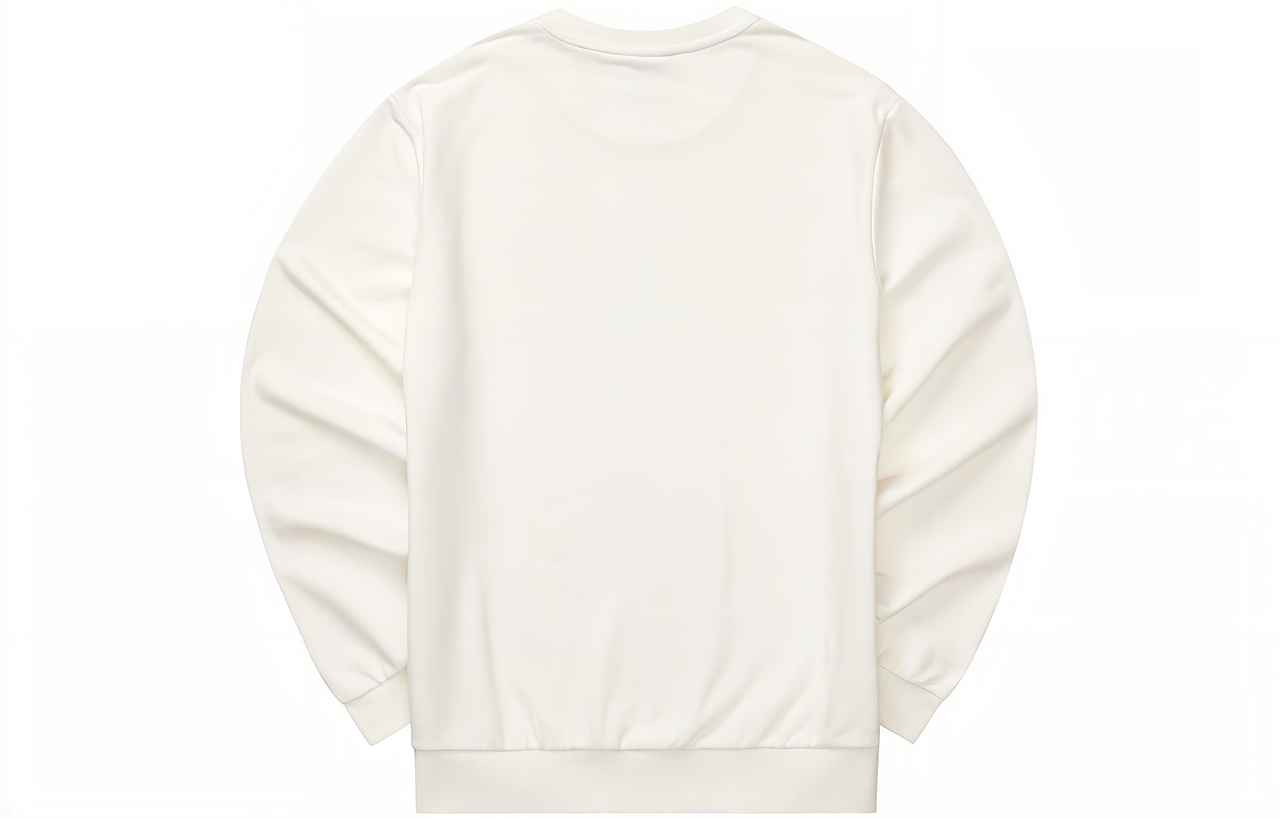 Skechers Casual Series Letter Round Neck Sweatshirt 'White Blue' L322U083-0074