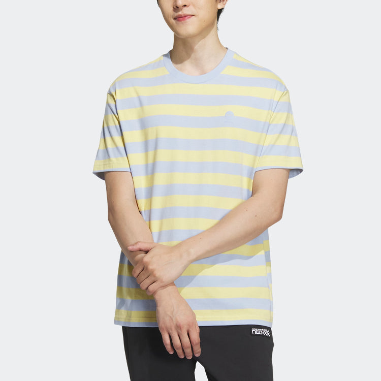 adidas Neo Essentials T-Shirts 'Grey Yellow' IA4977
