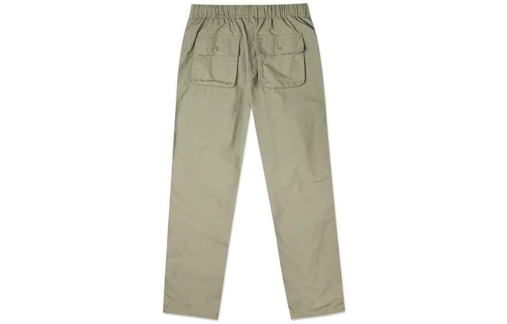 Men's Converse Solid Color Woven Straight-Leg Casual Pants/Trousers light grey Green 10021100-A04