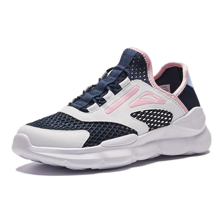 (GS) ANTA Running Series Sneakers 'White Black Pink' A322428821-1