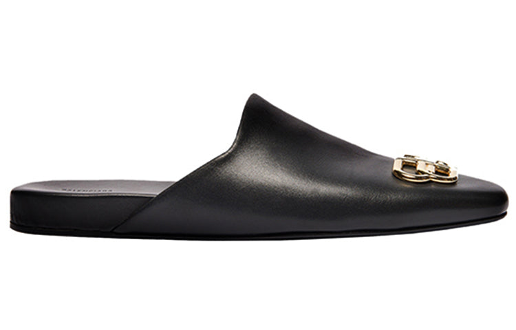 (WMNS) Balenciaga Cosy BB Slippers Black 590935WA7231088