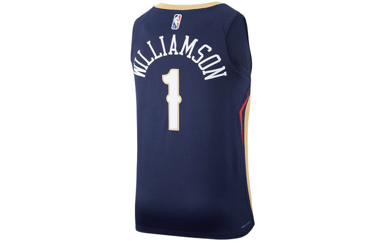 Nike NBA Retro Basketball Jersey/Vest new orleans pelicans . 1 Blue DB3581-419