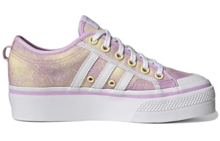 (WMNS) adidas Nizza Platform 'Lilac Yellow' GY9476