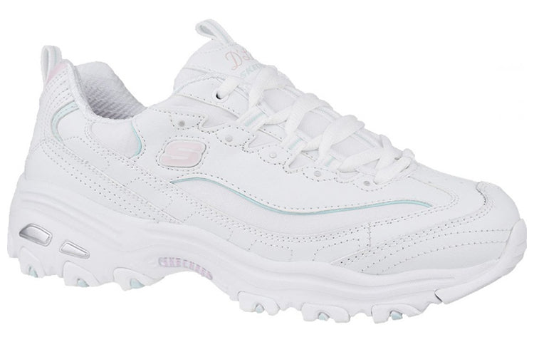 (WMNS) Skechers DLites Sparkling Rain 'White' 149060-WLPK