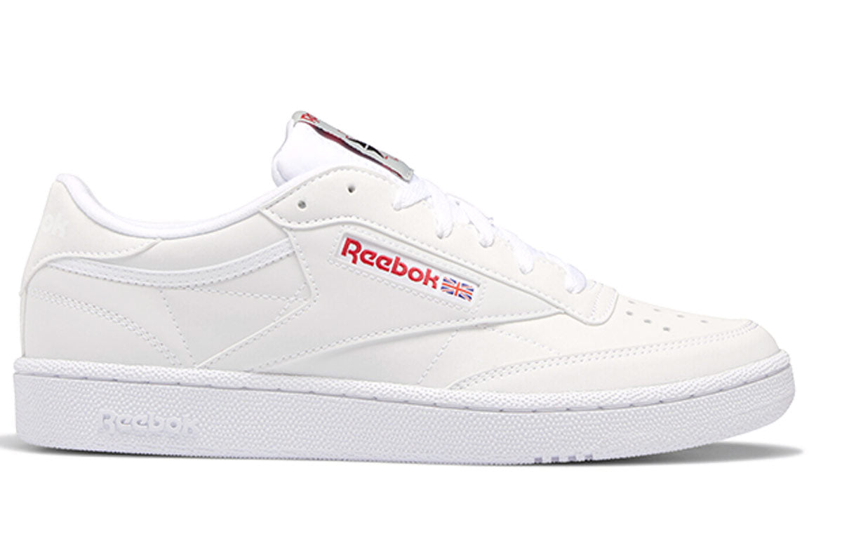 Reebok Classic Club 85 White Skate Shoes 'White Red' DV7240