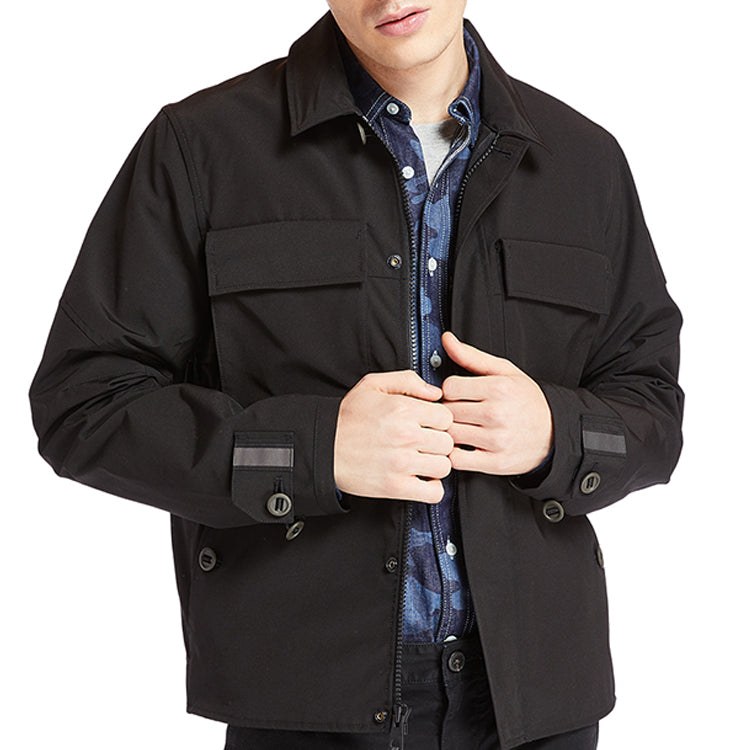 Men's Timberland Reflective Cargo Multiple Pockets Jacket Black A29VP001