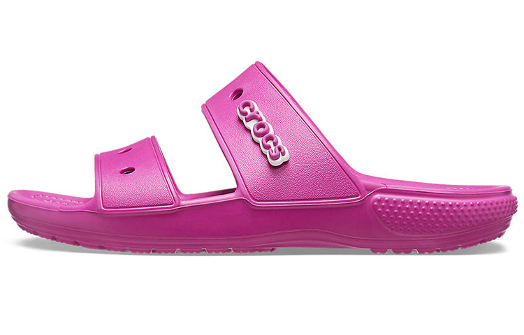 Crocs Classic Cozy Unisex Purple Red Sandals 206761-6SV