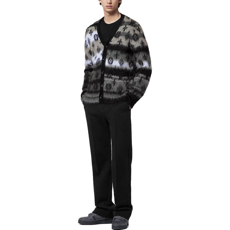 LOUIS VUITTON Monogram Mohair Cardigan 'Multi-Color' 1AF342