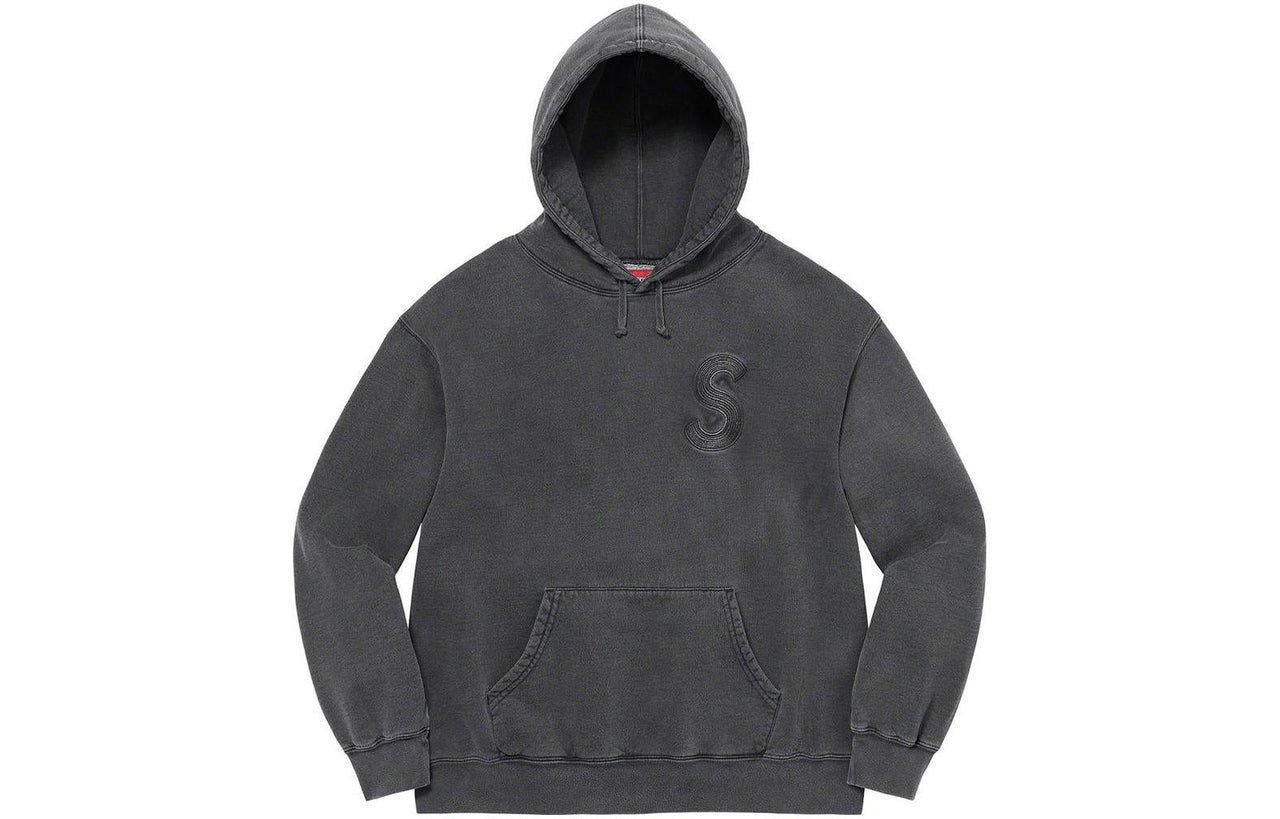 Supreme SS23 Week9 Overdyed Hoodie 'Black' SUP-SS23-176