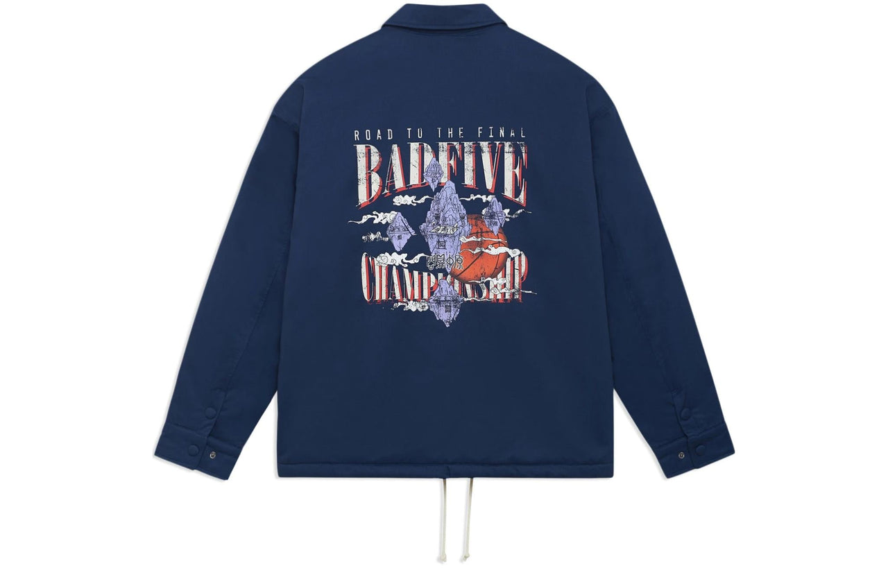 Li-Ning BadFive Zhongyuan Graphic Jacket 'Navy' AFDSD43-2