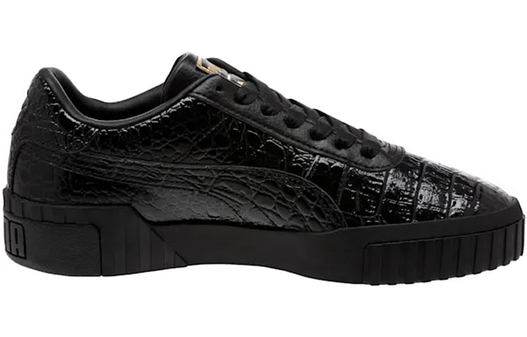 (WMNS) PUMA Cali Croc Trainers Black 369735-03