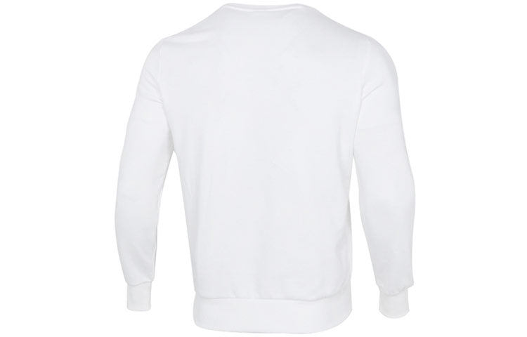 PUMA Classics Logo Crew Large Logo Printing Sports Round Neck Pullover White 531367-52