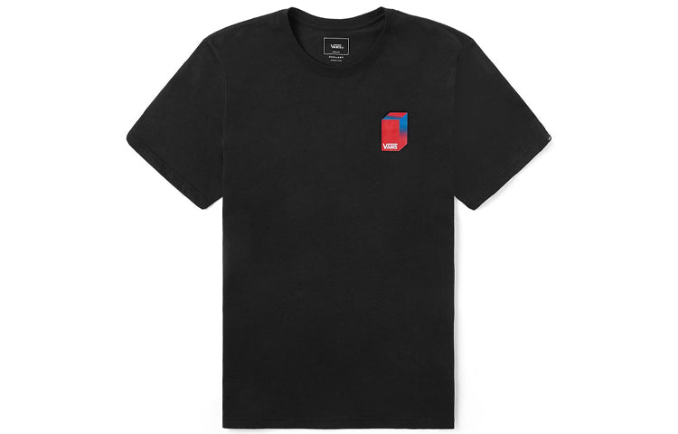 Vans OTW WESKERZHAN Multi-Color Printing Short Sleeve Couple Style Black VN0A4RAPBLK