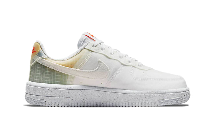 (PS) Nike Force 1 Crater 'Move To Zero - White Orange' DH4340-100