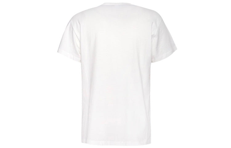 (WMNS) Converse Logo Printing Round-neck White 10017793-A03