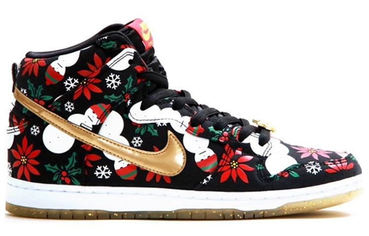 Nike x Concepts SB Dunk High Premium 'Ugly Christmas Sweater' 635525-006