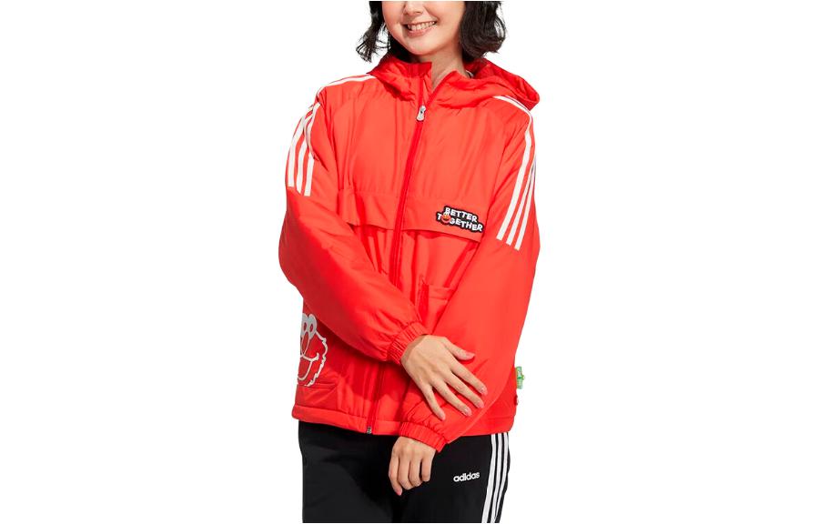 (WMNS) adidas x Sesame Street Padded Jacket Asia Sizing 'Red' HM7479