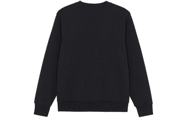 New Balance Solid Color Round Neck Sports Pullover Black AMT21555-BK