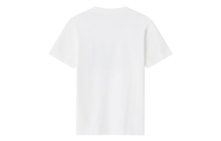 KENZO SS21 Tiger Head Embroidered Cotton Round Neck Short Sleeve White FB52TS9124SL-01