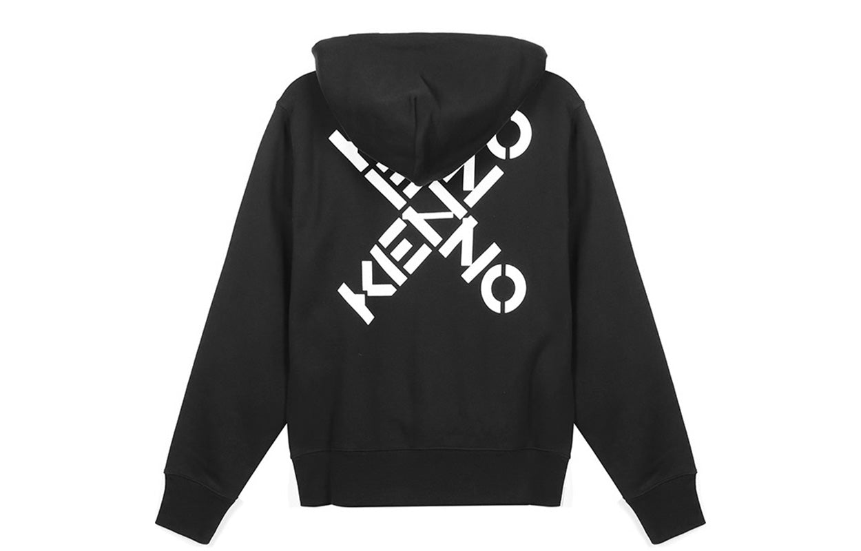 (WMNS) KENZO FW20 hooded Long Sleeves Hoodie Sports Black FA62SW8704MS-99