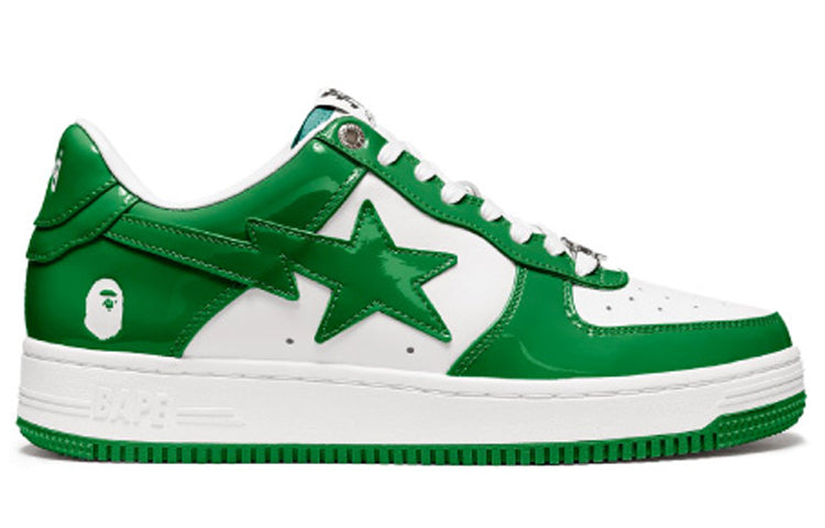 A BATHING APE Bape Sta Low 'Green White' 1H70-191-001-WG