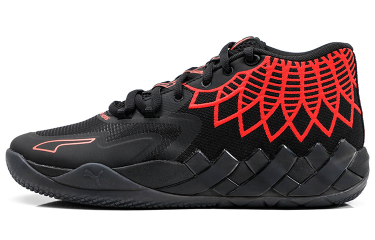PUMA MB.01 LaMelo Ball 'Black Red Blast' 376443-08
