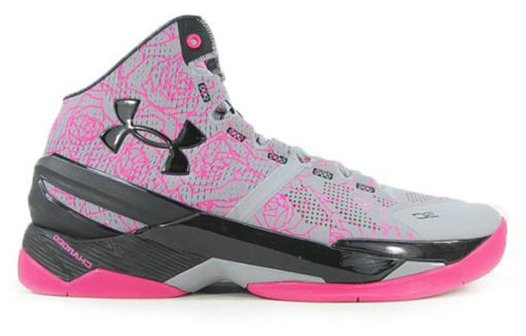 Under Armour Curry 2 Mothers Day 'Light Gray Black Pink' 1259007-037