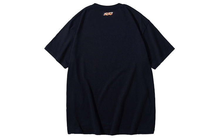 PJs Vigor Printing Cotton Short Sleeve Unisex Black 20SSTS1035-P
