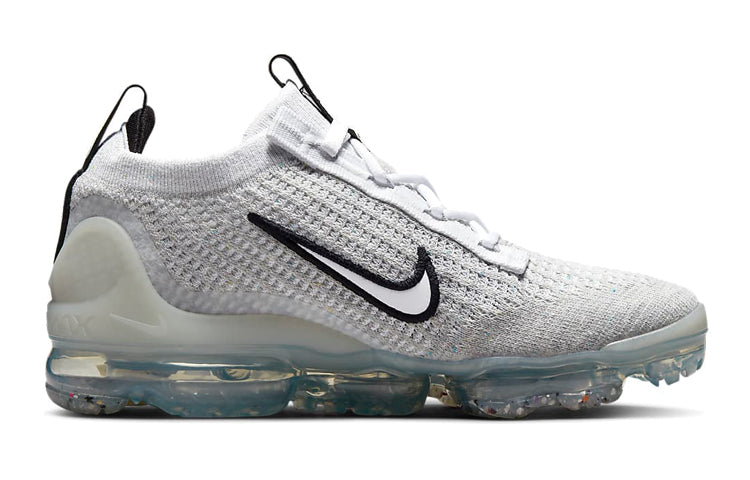 (GS) Nike Air VaporMax 2021 Flyknit 'White Metallic Silver' DB1550-100
