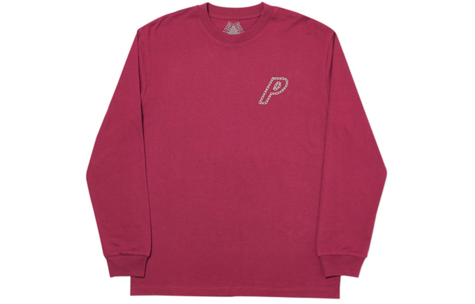 PALACE P-Link Longsleeve Cherry Red logo Long Sleeves P18FW190