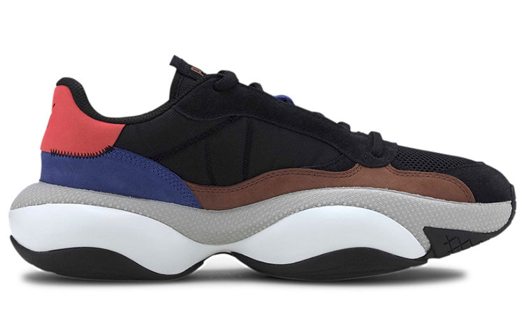 PUMA Alteration Premium Leather 'Black Blue Red' 371597-01