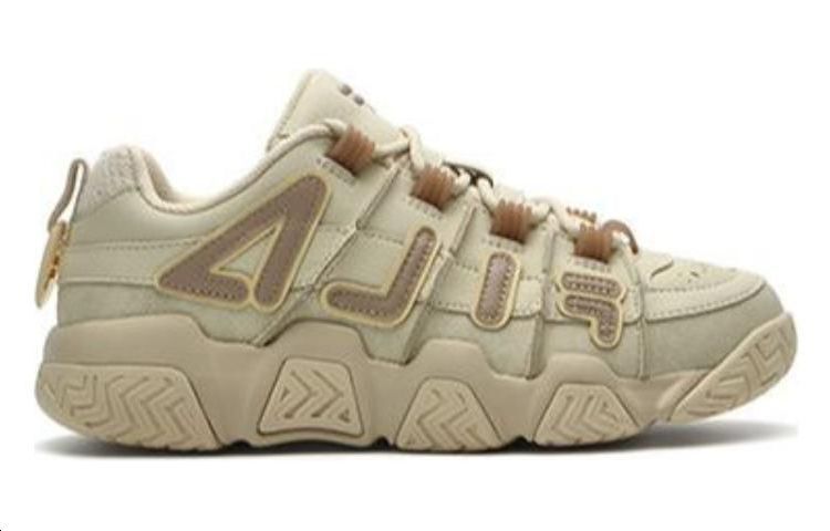 (WMNS) FILA FUSION Barricade Sneakers 'Beige Brown' T12W343201FAL