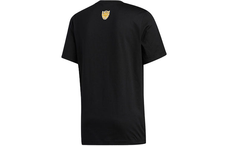 adidas x Crayola Crossover Cray Crayon T Funny Printing Sports Basketball Short Sleeve Black GN7918