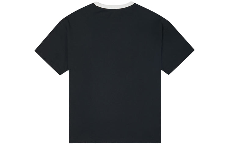 (WMNS) Converse Printing Sports Short Sleeve Black 10022853-A03