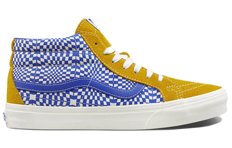 Vans SK8-Mid Yellow Blue Splicing Unisex 'Yellow Blue' VN0A391FTEU