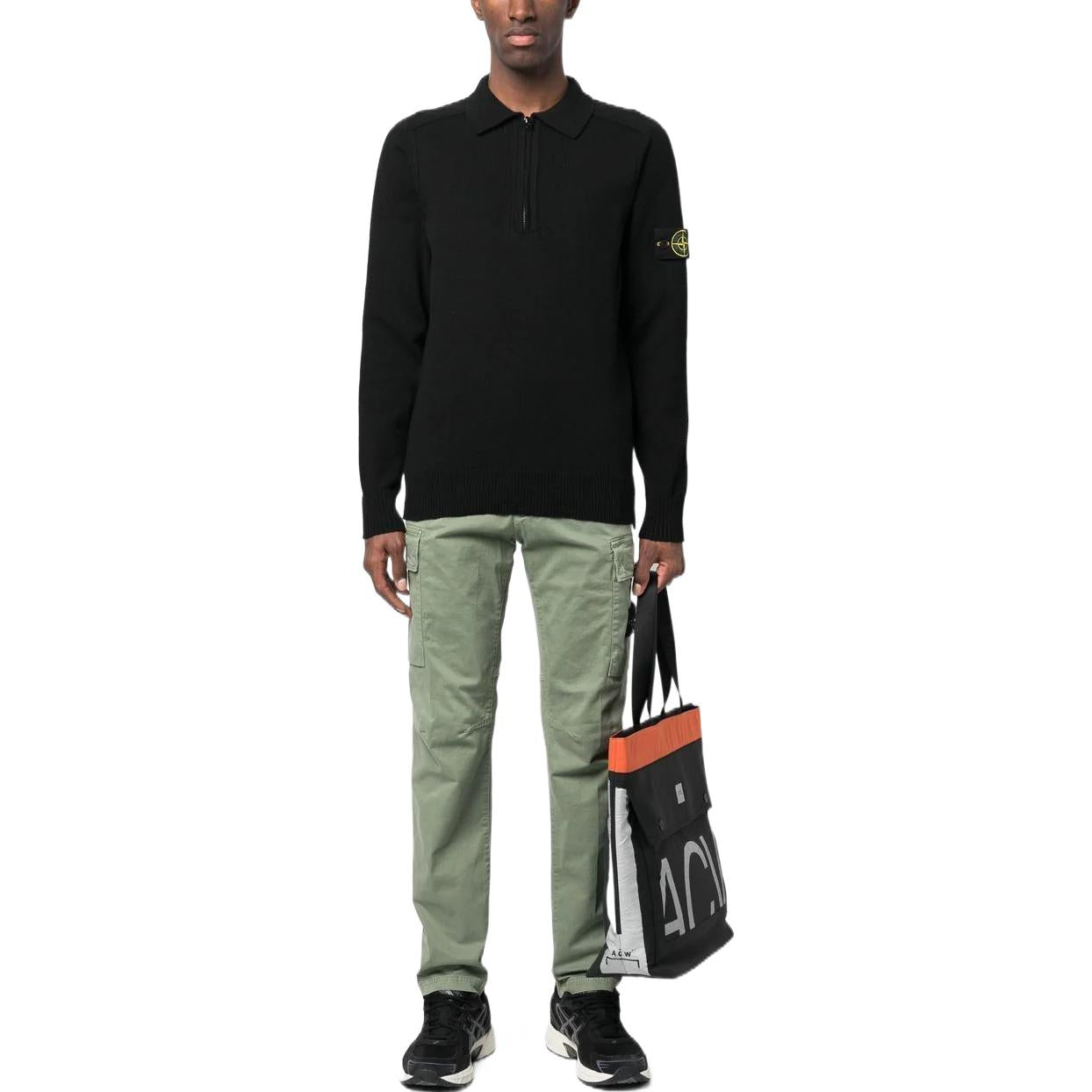 STONE ISLAND Patch Sweater 'Black' 7815529D3-V0029