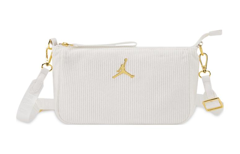 (GS) Air Jordan Corduroy Crossbody Bag 'White' FV5752-133