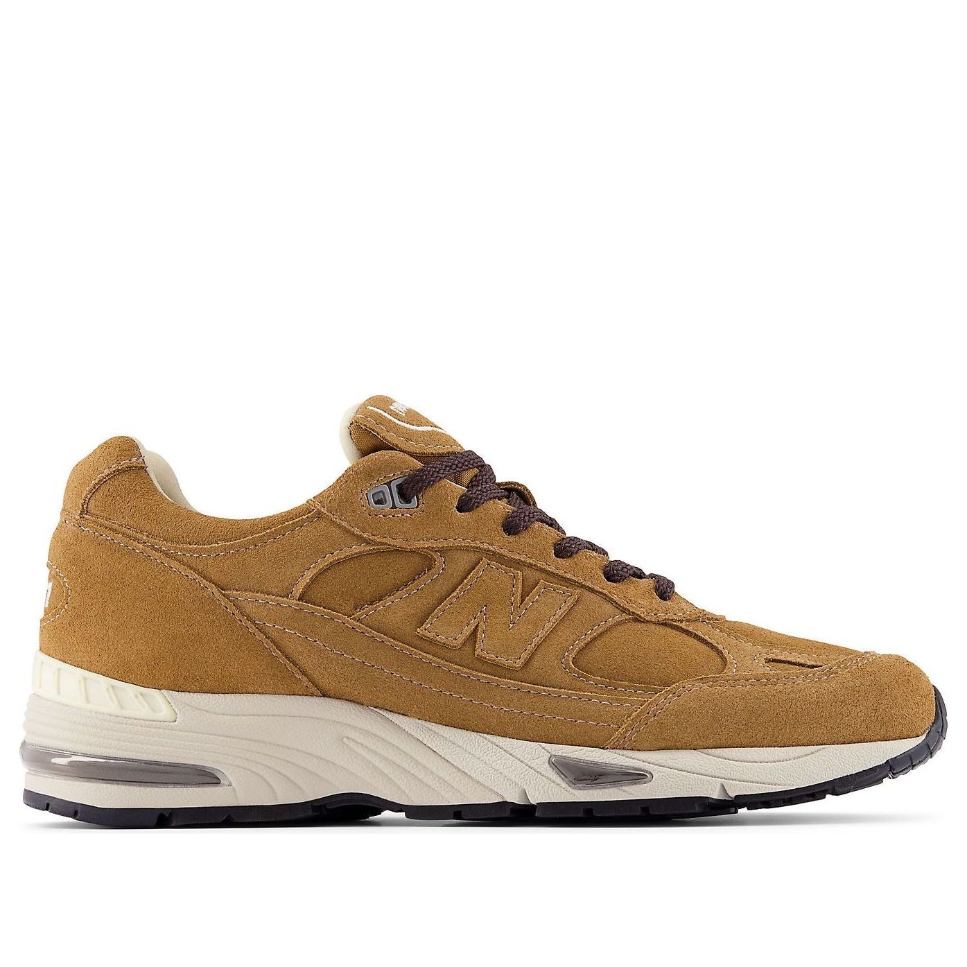 New Balance 991V1 Luxe Suede Made In UK 'Dijon Castle Wall' M991CM1