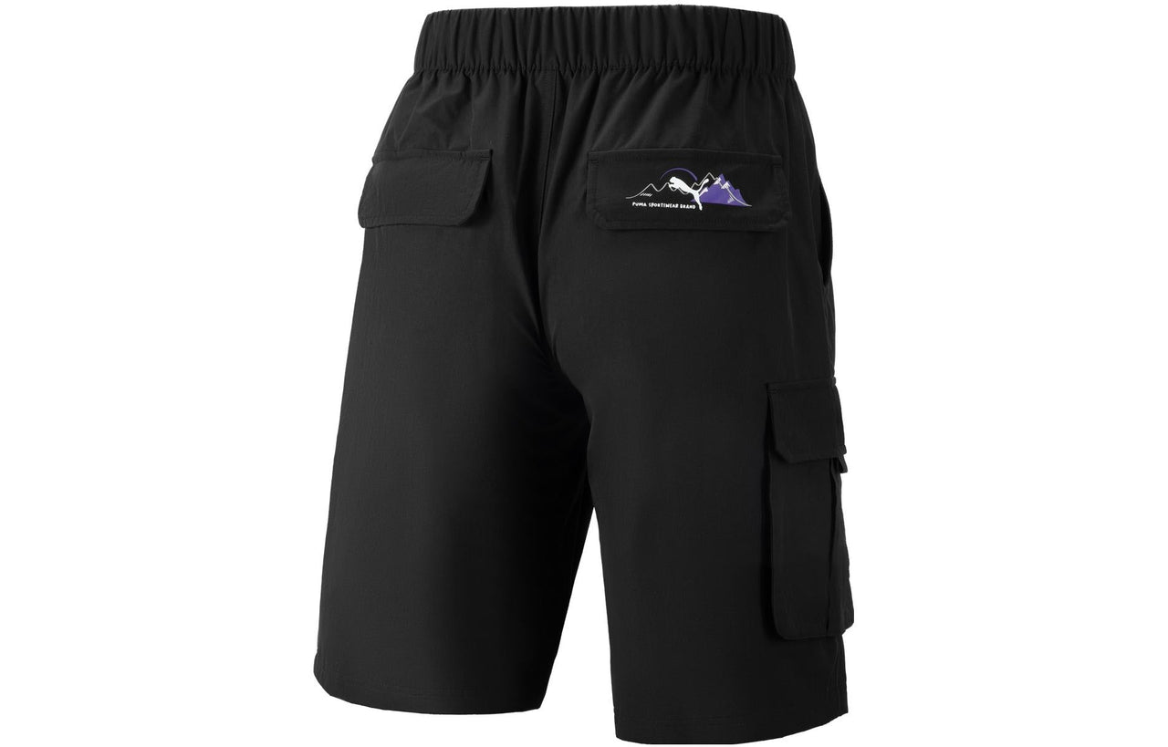 PUMA Camping Mountain Cargo Shorts 'Black' 537424-01