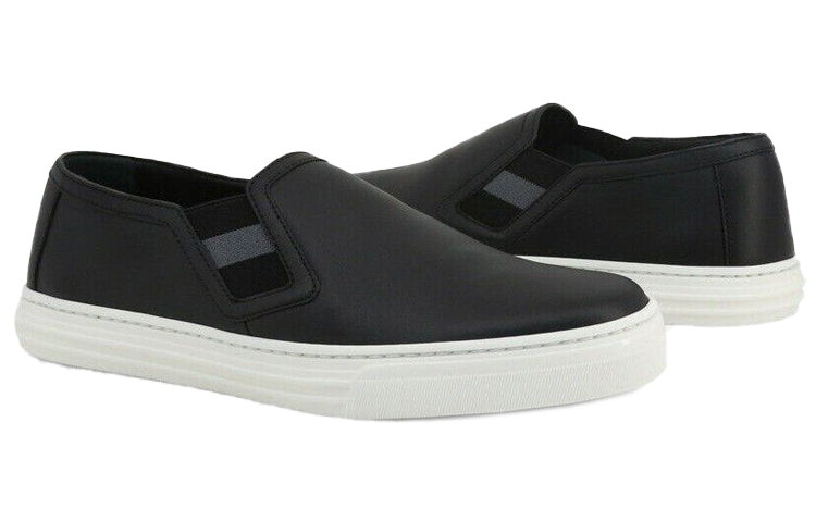 (WMNS) Gucci Leather Low 'Black White' 473974-A3850-1195