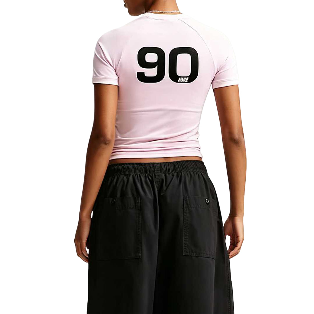 (WMNS) Nike Sportswear Fitted T-Shirt 'Pink Foam Sail' IV5750-663