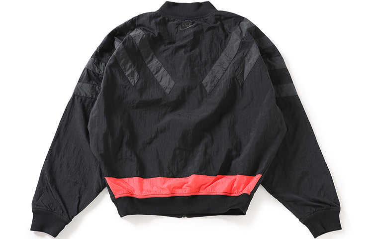 Air Jordan 6 Srt Lgc Nylon Jacket Casual Sports Zipper Black BV5405-010