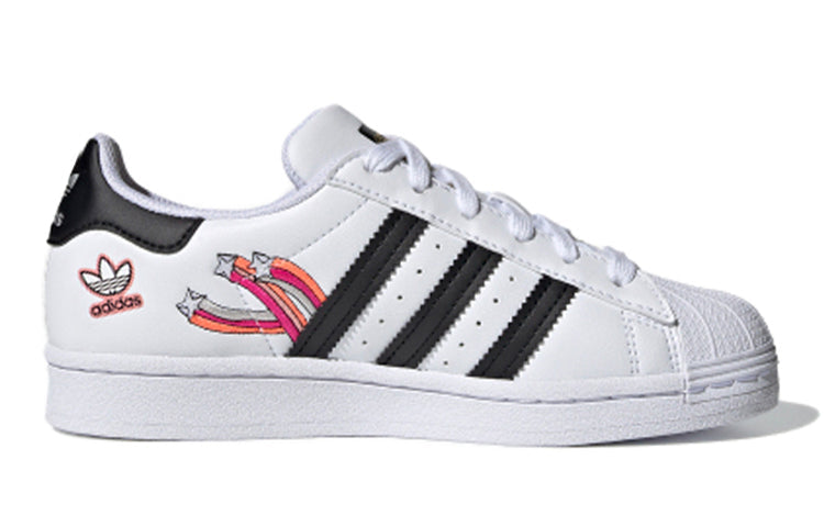 (GS) adidas Superstar J 'Girls Rule - White' FX5202